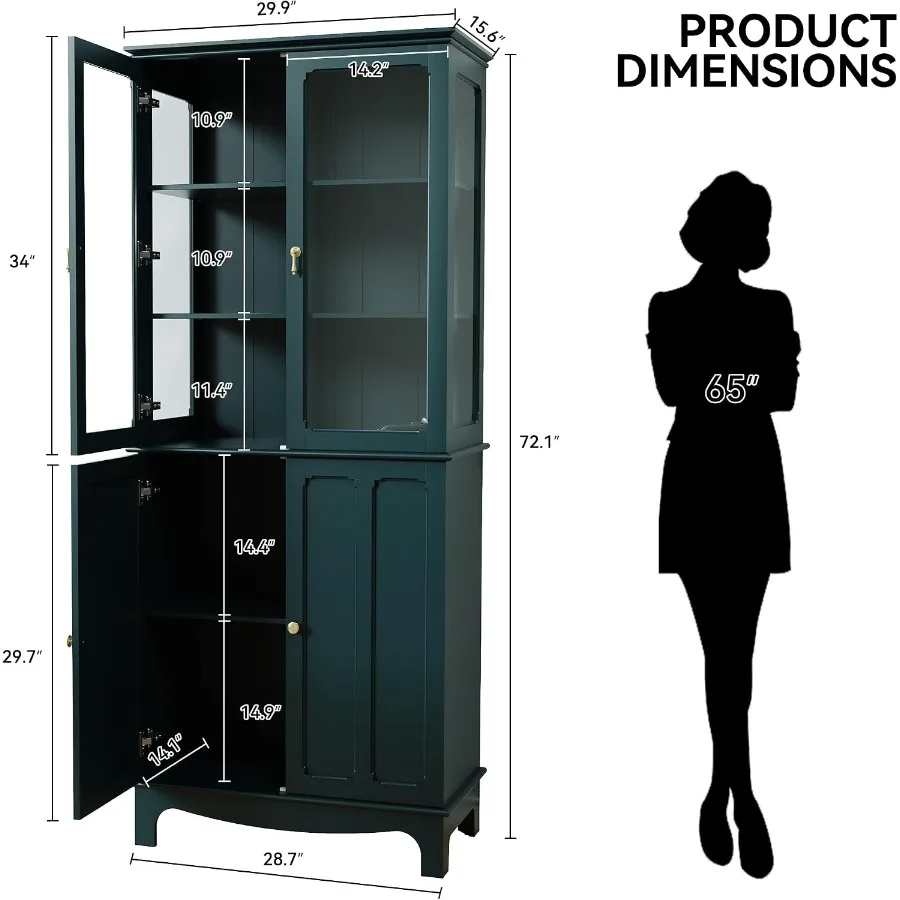 72 China Cabinet for Dining Ro - đánh giá và giá Kitchen