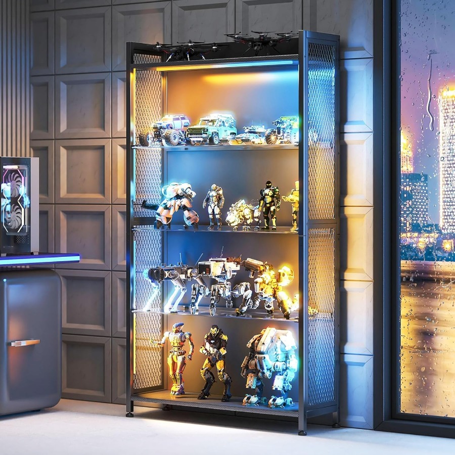 4-Tier Display Case with Tempe - đánh giá và giá Lighting