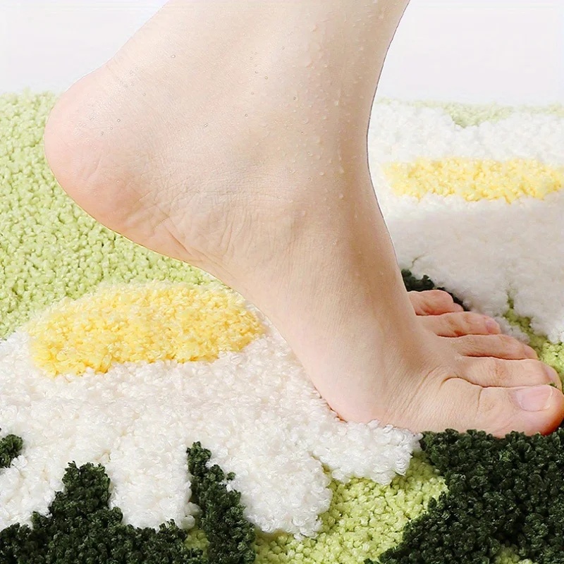 VIKAMA Non-Slip Floral Bath Ma - đánh giá và giá Quick Dry Diatomite Bath Mat